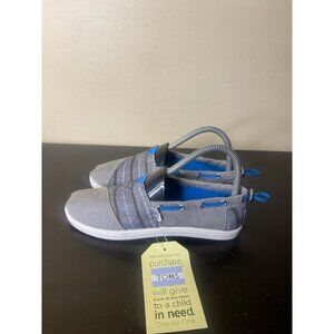 Tom’s Youth Bimini Slip On Shoes Gray Size 4.5